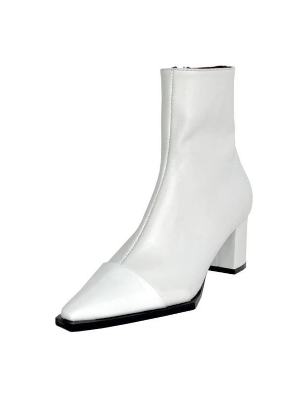 Higher Two-tone color boot white Line