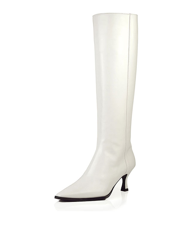 Ore soft long boots ivory