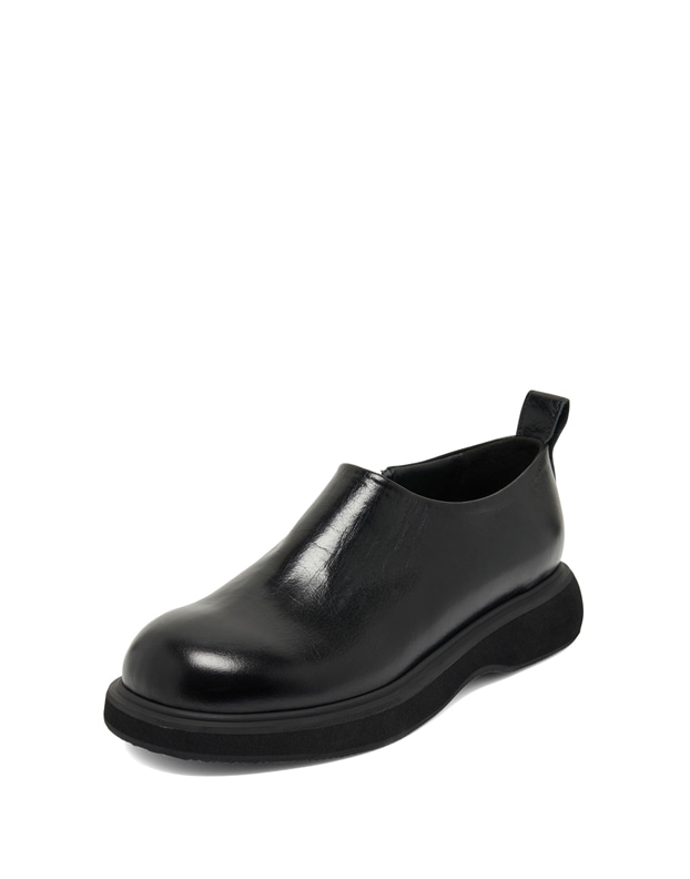 Bumper loafer glossy black