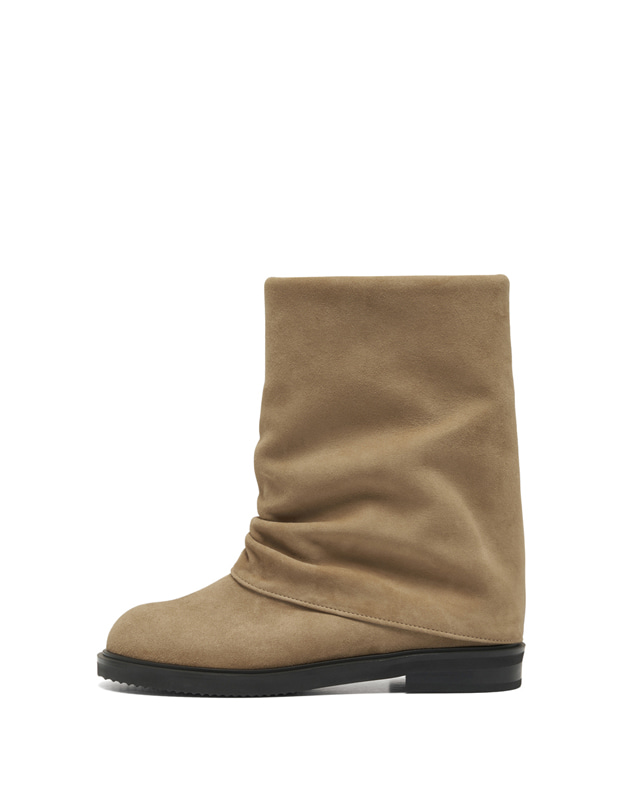 Leg warmer middle Boots khaki brown